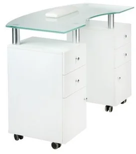 Beauty System Stolik do manicure BD-3453 BIAŁY BD-3453 WHITE - Stoliki do manicure - miniaturka - grafika 3