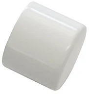 Karnisze - Gardinia 33175 zaślepka do karniszy do drugiego dysku, seria Chicago, średnica 20 MM, biały - miniaturka - grafika 1