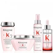 Zestawy kosmetyków damskich - Kerastase Genesis zestaw do włosów grubych lub suchych | kąpiel wzbogacona, maska, serum, mleczko termiczne 3235 - miniaturka - grafika 1