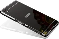 Etui i futerały do telefonów - Sony strefatelefonu Etui Mirror Case Xperia M4 Aqua - Czarny - miniaturka - grafika 1
