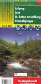 Atlasy i mapy - Arlberg  Lech  St.Anton am Arlberg  Verwallgruppe, 1:35 000 Freytag&amp;Berndt - miniaturka - grafika 1