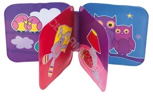 Canpol babies Miękkie książeczki z piszczałką 2 szt. - Dzień i Noc 74/014 - Zabawki sensoryczne - miniaturka - grafika 2