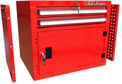 Pozostałe wyposażenie warsztatu - Fastservice Szafka do stołu warsztatowego moduł z 2 szufladami i drzwiczkami - P-1-07-01 P-1-07-01 - miniaturka - grafika 1