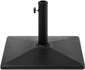 Parasole ogrodowe - Beliani Podstawa pod parasol czarna 50 x 50 cm CONCRETE - miniaturka - grafika 1