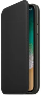 Apple Leather Folio do iPhone X Black (MQRV2ZM/A) - Etui i futerały do telefonów - miniaturka - grafika 2