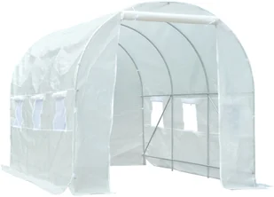 Outsunny FOLIA CIEPLARNIA OGRODOWA 3,5 x 2 x 2m 6 okien bocznych - Agrowłókniny - miniaturka - grafika 2