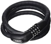 Zabezpieczenia do roweru - Abus zapięcie rowerowe 6615 °C/120/15 BK, Black, One Size, 13780 8 13780-8 - miniaturka - grafika 1