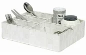 Pojemniki kuchenne - Compactor Organizer na pranie i dodatki TEX 32 x 25 x 8 cm, białe - miniaturka - grafika 1