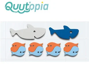 Quut Zestaw puzzli piankowych Quutopia Rekiny - Zabawki do kąpieli - miniaturka - grafika 2