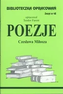 Lektury szkoła podstawowa - Biblios Poezje Czesława Miłosza - zeszyt 48 - Teodor Farent - miniaturka - grafika 1