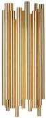 Lampy ścienne - KKS Industrialna LAMPA ścienna KKST-1671 GOLD GOLD metalowa OPRAWA kinkiet dekoracyjny tuby złote __code-65617 - miniaturka - grafika 1
