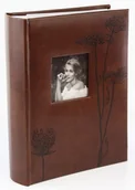 Albumy fotograficzne - Lotmar Album na 200 zdjęć 10x15 ekoskóra ciemny brąz RC AL46200RC2up(1) - miniaturka - grafika 1