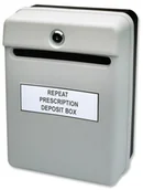 Skrzynki na listy - Helix Skrzynka na listy  wnioskiem Box/wewnętrznej, szary W81065 - miniaturka - grafika 1