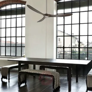 Casa Fan Wentylator sufitowy Eco Genuino 152 chrom/orzech - Wentylatory sufitowe - miniaturka - grafika 3