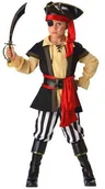 Stroje karnawałowe - PARTY TINO STRÓJ PIRATA KAPITAN STATKU PIRACKIEGO 146/152 ST513_146/152 - miniaturka - grafika 1