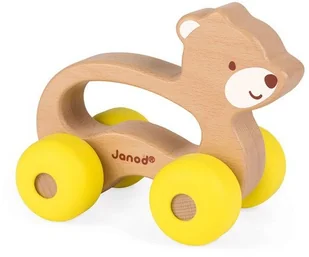 Janod Miś pojazd Baby Pop, - Grzechotki dla dzieci Janod Miś pojazd Baby Pop, - Grzechotki dla dzieci - miniaturka - grafika 2