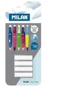 Artykuły biurowe - MILAN Gumki zapasowe do ołówka Capsule 4 sztuki - miniaturka - grafika 1