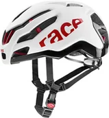 Kaski rowerowe - UVEX Race 9 Helmet, white/red matt 53-57cm 2021 Kaski szosowe S4109690815 - miniaturka - grafika 1