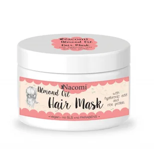 Nacomi maska do włosów z olejem ze słodkich migdałów i proteinami ryżu 200 ml - Maski do włosów - miniaturka - grafika 6