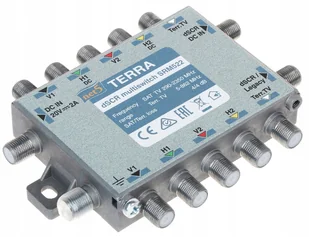 Terra Multiswitch przelotowy SRM-522 dSCR SRM-522 - Rozgałęźniki i multiswitche do TV-SAT - miniaturka - grafika 2