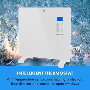 Klarstein Klarstein Norderney Grzejnik konwekcyjny termostat timer 1000 W 20 m kolor biały ACO14-Norderney1000W - Ogrzewanie przenośne - miniaturka - grafika 7