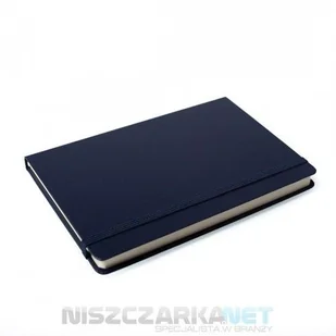 Opus Notes Notatnik biurowy twardy w kratkę zamykany na gumkę - O.NOTE Berlin - 207 x 145 mm (A5) - niebieski - Notesy i bloczki - miniaturka - grafika 2