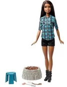 Lalki dla dziewczynek - Barbie Lalka Na biwaku brunetka FDB43/FDB45 FDB43/FDB45 - miniaturka - grafika 1