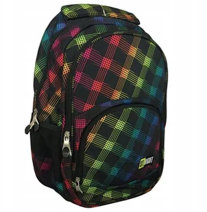 St. Majewski Plecak 3-komorowy NEON SQUARES BP-23 - Plecaki szkolne i tornistry - miniaturka - grafika 4