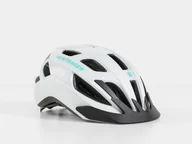 Kaski rowerowe - Bontrager Solstice Kask, white/miami green S/M | 51-58cm 2021 Kaski miejskie i trekkingowe 592936 - miniaturka - grafika 1