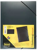 Teczki i skoroszyty - Idena Idena 10373 - teczka z gumką DIN A3, PP, przezroczysta czarna, 1 sztuka 10373 - miniaturka - grafika 1