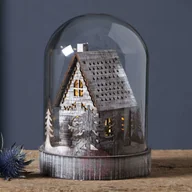 Oświetlenie świąteczne - Best Season Oświetlenie dekoracyjne LED Kupol dom, brązowy - miniaturka - grafika 1