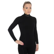 Bluzy na rower - Brubeck Bluza Extreme Wool czarny / Płeć: damskie / Rozmiar: L - miniaturka - grafika 1