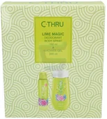 Zestawy kosmetyków męskich - C-Thru Lime Magic Zestaw Dezodorant w sprayu 150 ml + Zel pod prysznic 250 ml - miniaturka - grafika 1