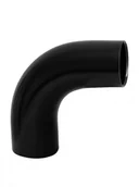 Balustrady i akcesoria - Gierat Kolanko łagodne fi42,4 do drewna kąt 90 czarne - miniaturka - grafika 1