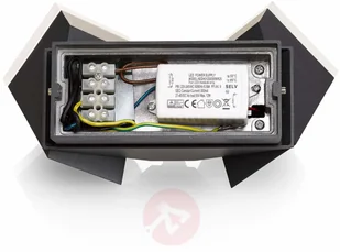 Lampenwelt com Kinkiet zewnętrzny LED Sally, 2-punktowy, czujnik - Lampy ogrodowe - miniaturka - grafika 4