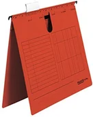 Teczki i skoroszyty - FALKEN Skoroszyt zawieszkowy Falken UniReg opakowanie 25 szt. Wyprodukowano w Niemczech. Tekturowy A4 z plastikową fiszką do opisu czerwony Idealny do kartoteki do biur i urzędów. Błękitny Anioł 80002744 - miniaturka - grafika 1