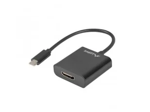 Lanberg Adapter USB CM HDMI F 15cm czarny (AD-UC-HD-01) - Adaptery i przejściówki - miniaturka - grafika 5