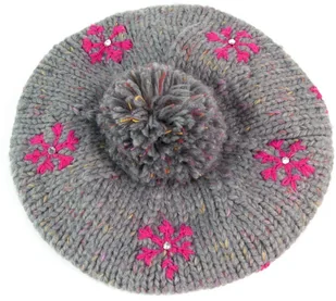 Art of Polo Czapka w śnieżynki-gwiazdeczki - Czapki damskie - miniaturka - grafika 3