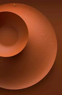 Alessi VENEER Misa Dekoracyjna 21 cm Brązowa PU06/21 BR - Miski i półmiski - miniaturka - grafika 2