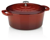 Naczynia żaroodporne - Kela Calidao naczynie do pieczenia z pokrywką, żeliwo, powłoka emaliowana, przeznaczony do płyt indukcyjnych 11948 - miniaturka - grafika 1