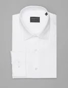 Koszule męskie - Borgio Koszula lavello 00313 długi rękaw biały classic fit - miniaturka - grafika 1