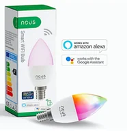 Systemy inteligentnych domów - NOUS Inteligentna żarówka NOUS WIFI P4 RGB P4 - miniaturka - grafika 1