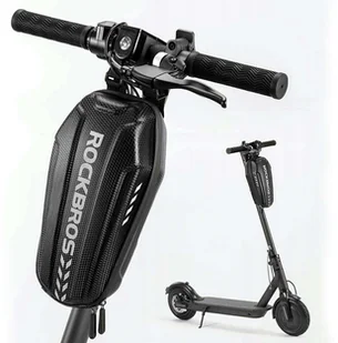 RockBros Etui wodoodporne sakwa na hulajnogę uchwyt na ramę RockBros B62 Czarne 10358X1 - Akcesoria do skatingu - miniaturka - grafika 3