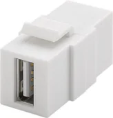 Akcesoria do tabletów i e-booków - Goobay 79909 Keystone Module USB Czarny 79909 - miniaturka - grafika 1