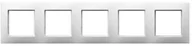 Klawisze i ramki - Ospel Ramka pięciokrotna Biały Aria - R-5U/00 - miniaturka - grafika 1