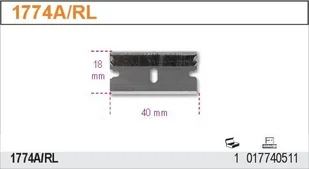 BETA OSTRZE ZAPASOWE DO 1774A (KPL 10SZT.) 1774A/RL - Inne materiały budowlane - miniaturka - grafika 2