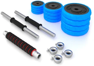 HMS Sztangielki gumowane SGG30 BAR 30kg - HMS 1009615 - Sztangi - miniaturka - grafika 4