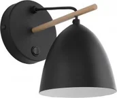 Lampy ścienne - TK Lighting Aida kinkiet 1-punktowy czarny 2572 TK2572 - miniaturka - grafika 1