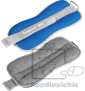 Movit Neoprenowe ciężary mankiety odblaskowe - 2 x 3 kg - Pozostały sprzęt siłowy - miniaturka - grafika 2