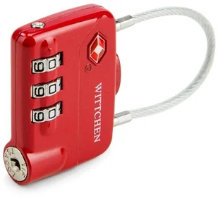 Wittchen Kłódka Kłódeczka do walizki TSA szyfr 024 56-30-024-30 - Akcesoria turystyczne - miniaturka - grafika 6